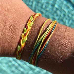 🌺🌿Handmade Adjustable Bracelet Set🌿🌺